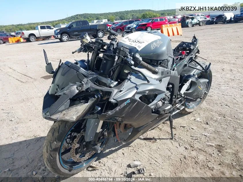 2019 Kawasaki Zx636 K VIN: JKBZXJH11KA002039 Lot: 40455764