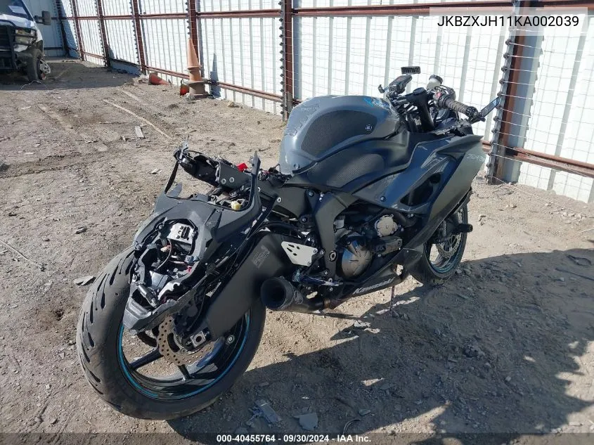 JKBZXJH11KA002039 2019 Kawasaki Zx636 K