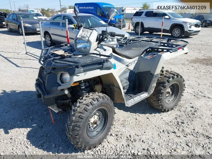 2019 Polaris Sportsman 570 Eps Utility Edition VIN: 4XASEF576KA601209 Lot: 40469117