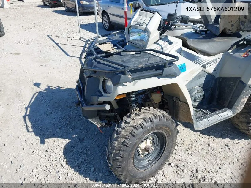 2019 Polaris Sportsman 570 Eps Utility Edition VIN: 4XASEF576KA601209 Lot: 40469117