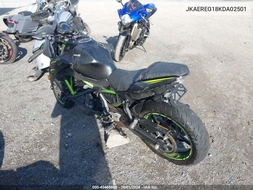 2019 Kawasaki Er650 G VIN: JKAEREG18KDA02501 Lot: 40469868