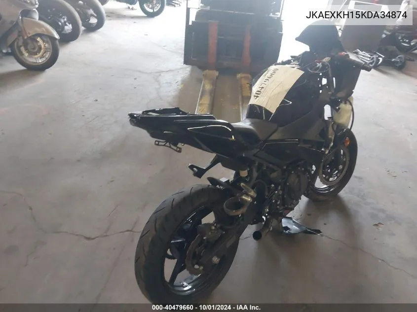 JKAEXKH15KDA34874 2019 Kawasaki Ex400