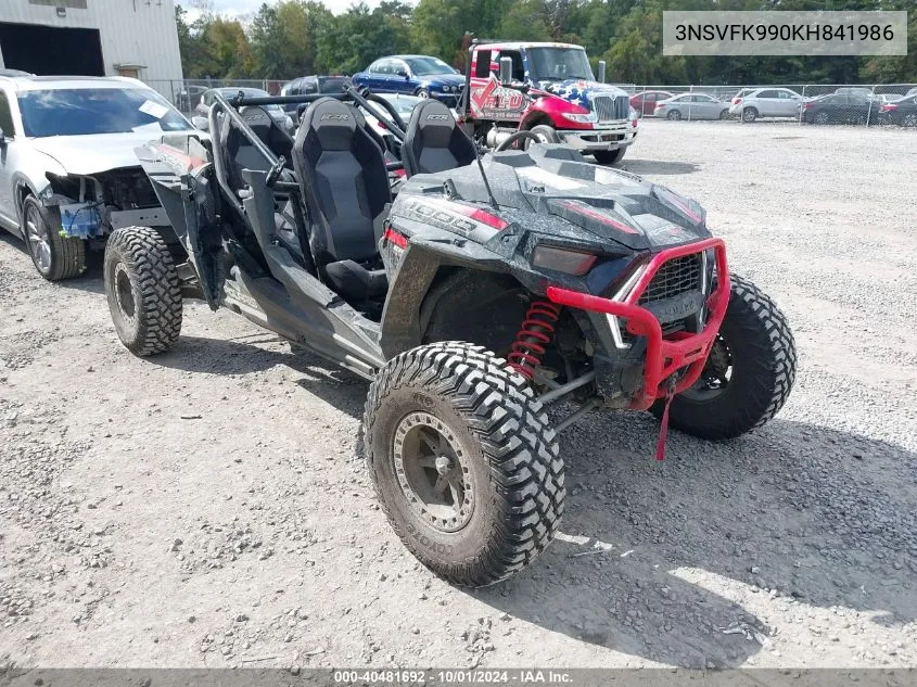 3NSVFK990KH841986 2019 Polaris Rzr Xp 4 1000 Eps Ride Command Edition