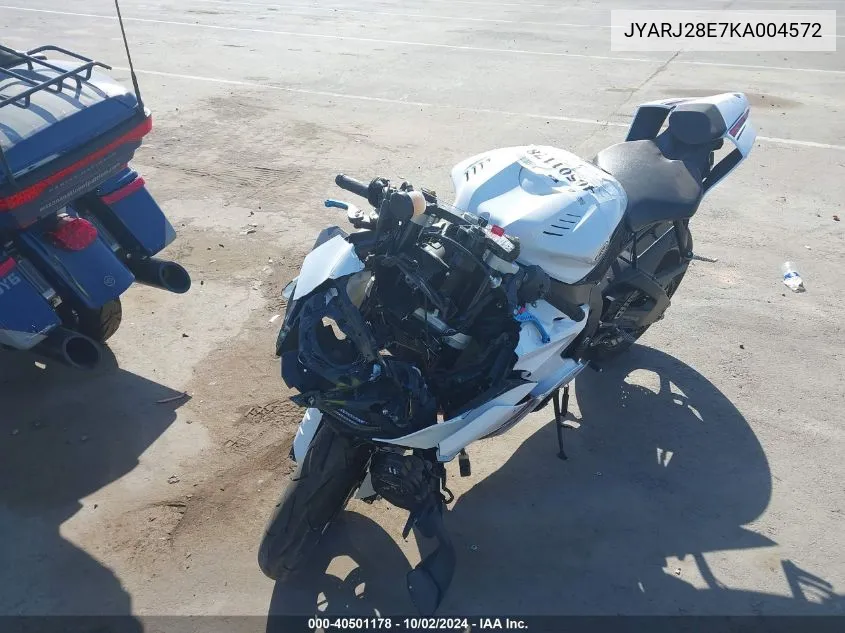 JYARJ28E7KA004572 2019 Yamaha Yzfr6