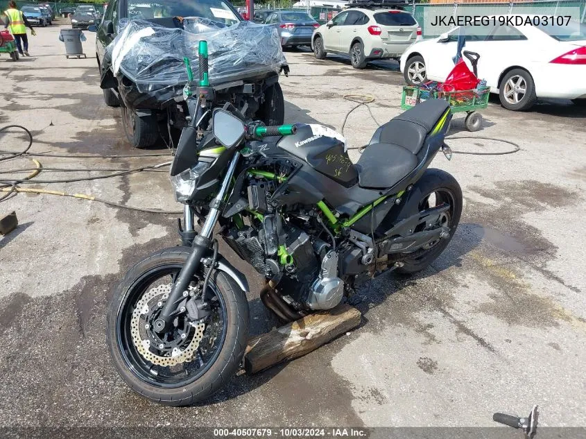 JKAEREG19KDA03107 2019 Kawasaki Er650 G