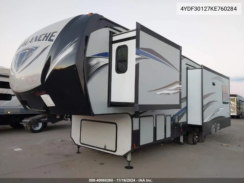 2019 Keystone Rv Other VIN: 4YDF30127KE760284 Lot: 40860265