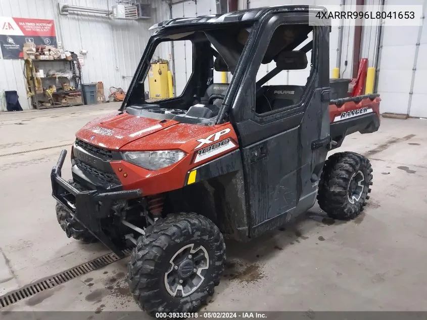 2020 Polaris Ranger Xp 1000 Premium Winter Prep VIN: 4XARRR996L8041653 Lot: 39335318