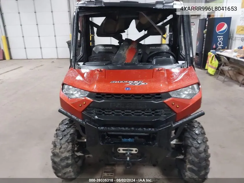 2020 Polaris Ranger Xp 1000 Premium Winter Prep VIN: 4XARRR996L8041653 Lot: 39335318