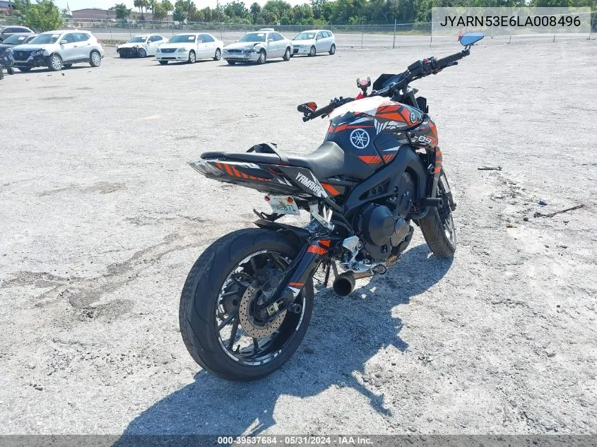 2020 Yamaha Mt09 VIN: JYARN53E6LA008496 Lot: 39537684