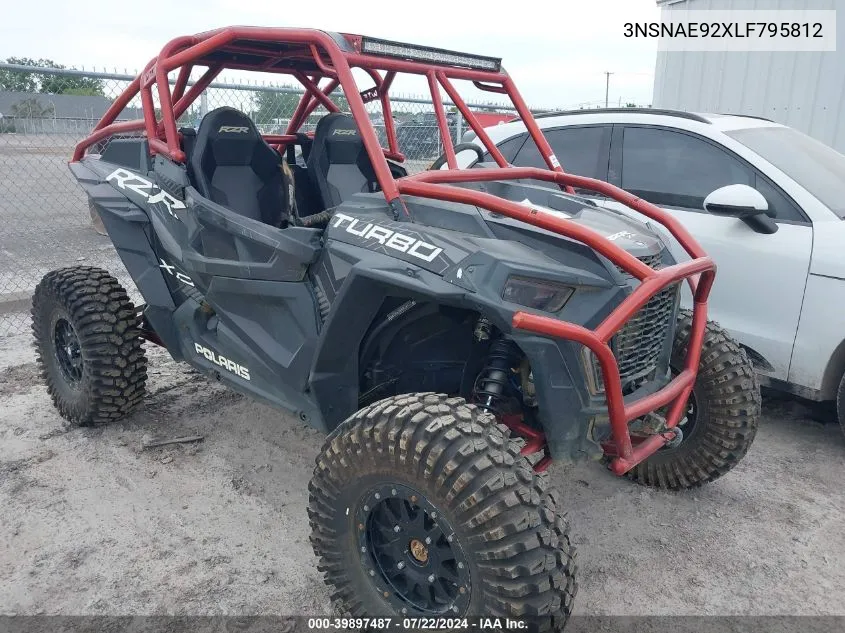 2020 Polaris Rzr Xp Turbo VIN: 3NSNAE92XLF795812 Lot: 39897487