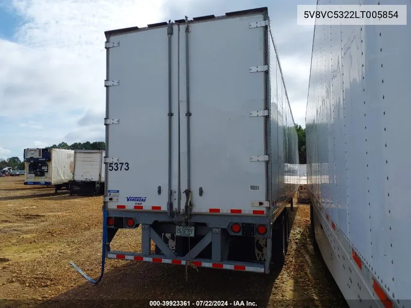 5V8VC5322LT005854 2020 Vanguard National 53' Semi Trailer