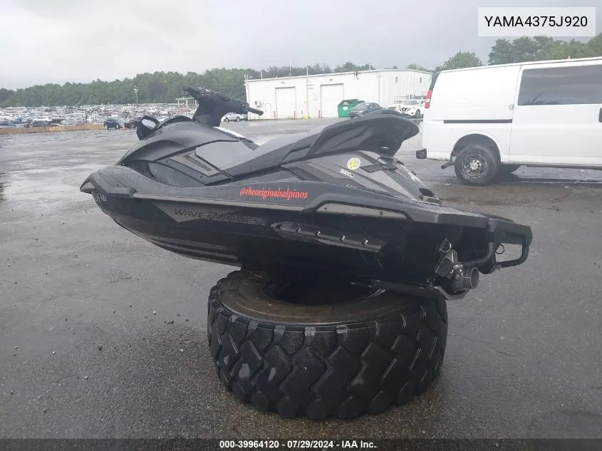 2020 Yamaha Fc1800-V VIN: YAMA4375J920 Lot: 39964120