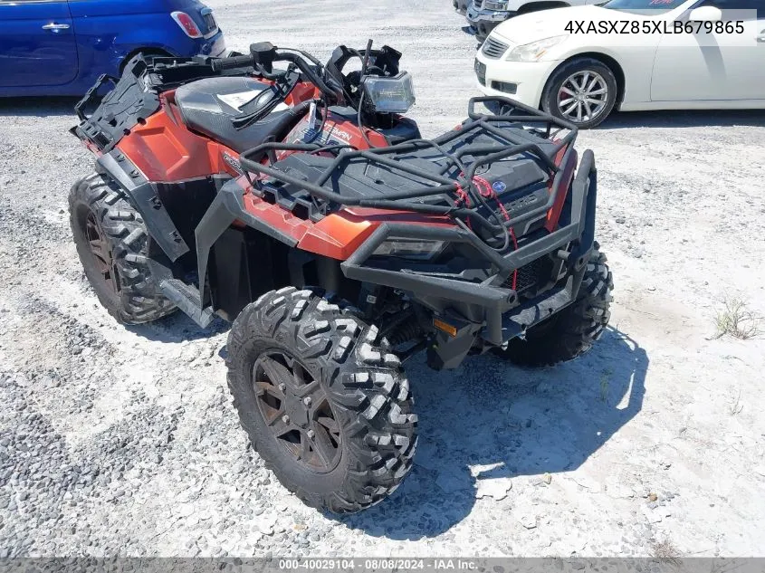 2020 Polaris Sportsman 850 Premium Trail Package VIN: 4XASXZ85XLB679865 Lot: 40029104