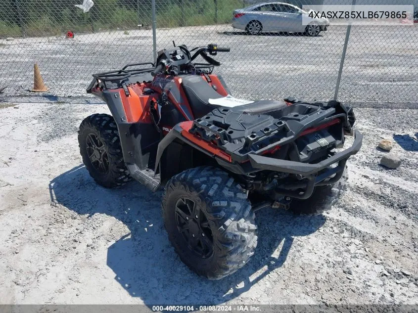 2020 Polaris Sportsman 850 Premium Trail Package VIN: 4XASXZ85XLB679865 Lot: 40029104