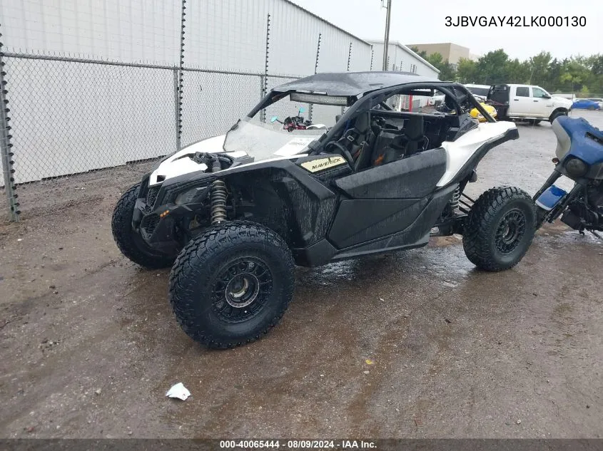 2020 Can-Am Maverick X3 Ds Turbo VIN: 3JBVGAY42LK000130 Lot: 40065444