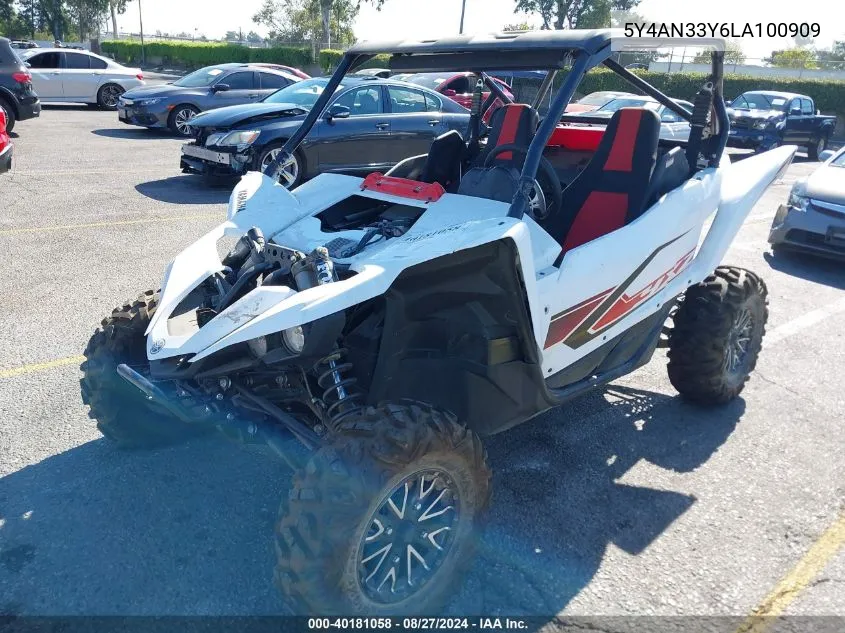 2020 Yamaha Yxz1000 VIN: 5Y4AN33Y6LA100909 Lot: 40181058