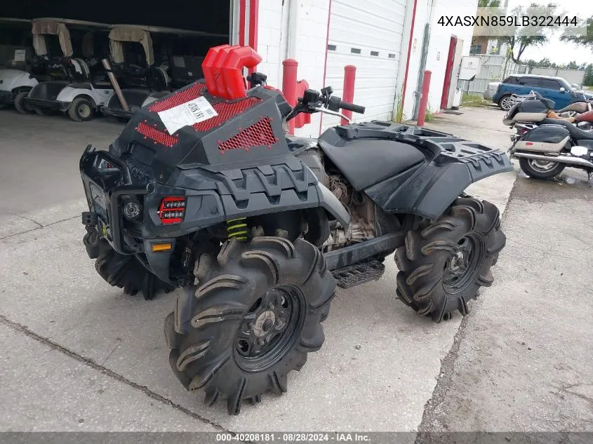 2020 Polaris Sportsman 850 High Lifter Edition VIN: 4XASXN859LB322444 Lot: 40208181