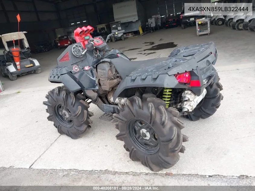 2020 Polaris Sportsman 850 High Lifter Edition VIN: 4XASXN859LB322444 Lot: 40208181