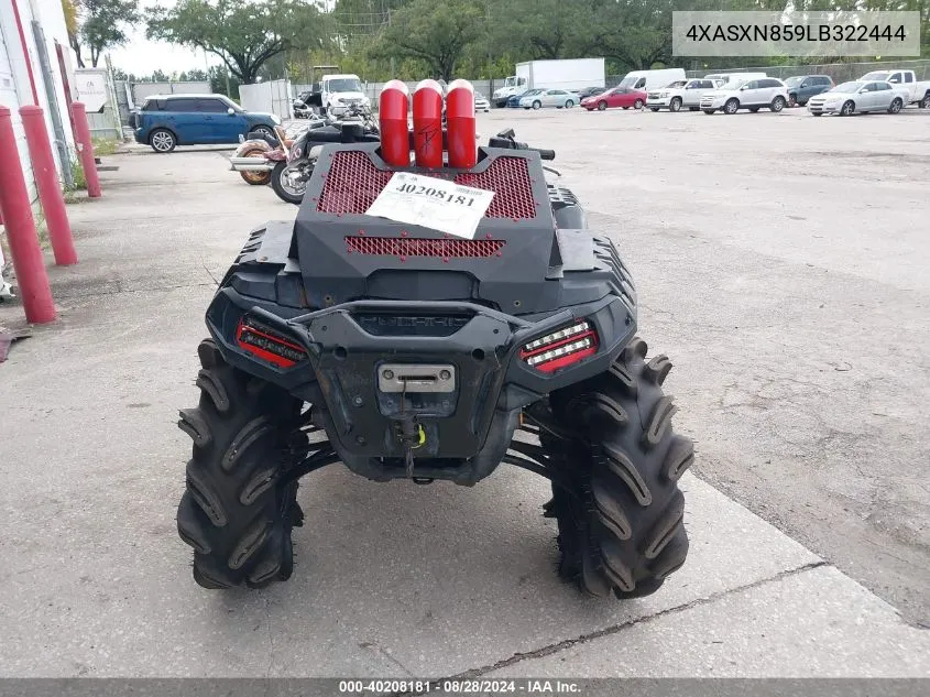 2020 Polaris Sportsman 850 High Lifter Edition VIN: 4XASXN859LB322444 Lot: 40208181