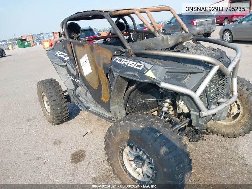 2020 Polaris Rzr Xp Turbo VIN: 3NSNAE929LF795235 Lot: 40224521