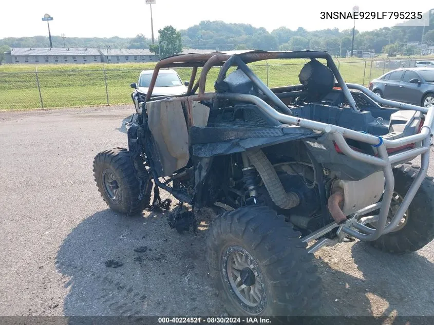 2020 Polaris Rzr Xp Turbo VIN: 3NSNAE929LF795235 Lot: 40224521