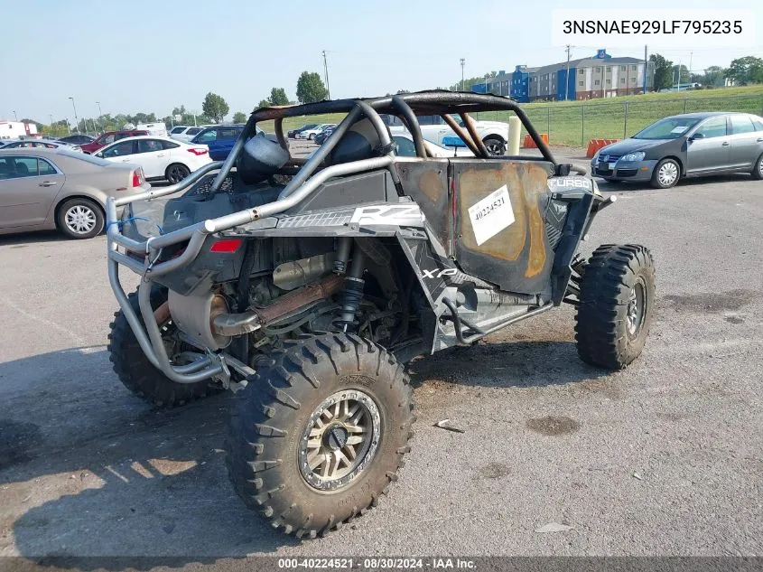 2020 Polaris Rzr Xp Turbo VIN: 3NSNAE929LF795235 Lot: 40224521