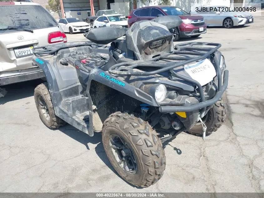 3JBLPAT20LJ000498 2020 Can-Am Outlander Max Xt 570