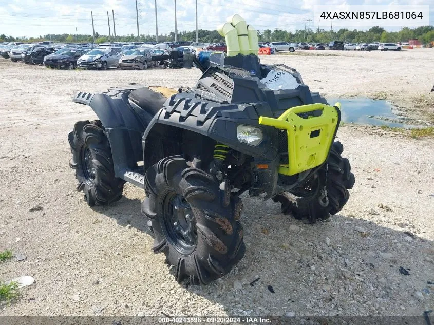 2020 Polaris Sportsman 850 High Lifter Edition VIN: 4XASXN857LB681064 Lot: 40243598