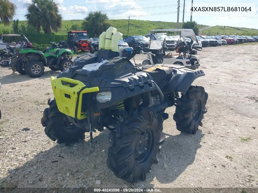 2020 Polaris Sportsman 850 High Lifter Edition VIN: 4XASXN857LB681064 Lot: 40243598