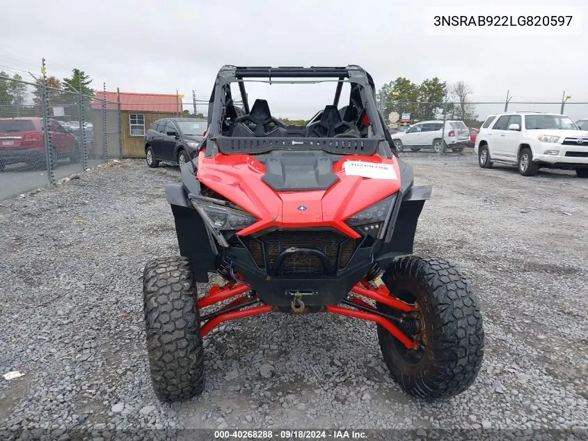 2020 Polaris Rzr Pro Xp Premium VIN: 3NSRAB922LG820597 Lot: 40268288