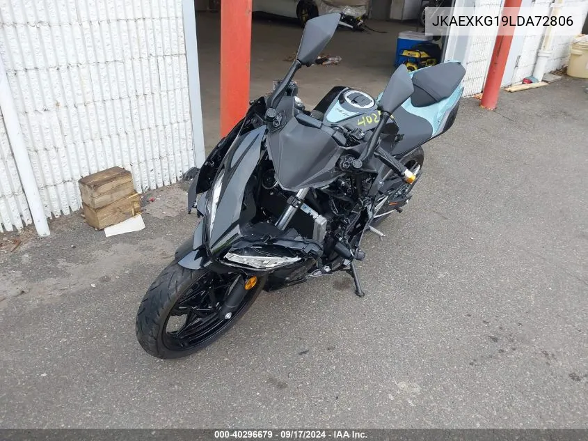 2020 Kawasaki Ex400 VIN: JKAEXKG19LDA72806 Lot: 40296679