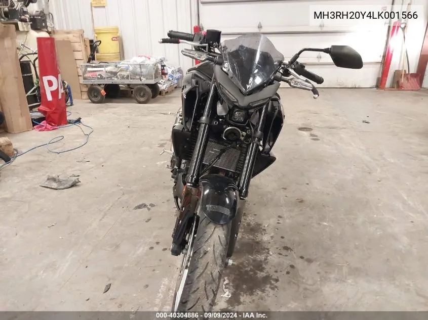 2020 Yamaha Mt-03 VIN: MH3RH20Y4LK001566 Lot: 40304886