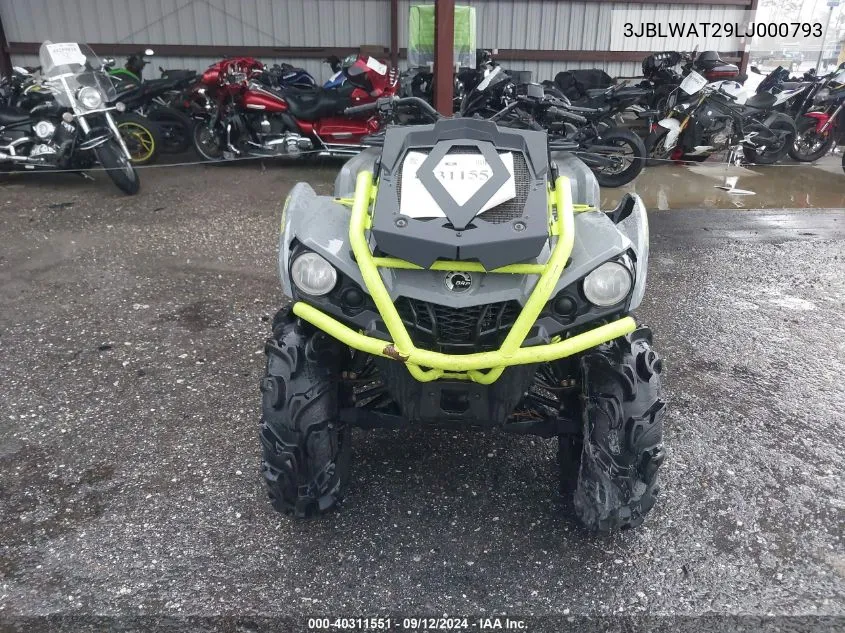 2020 Can-Am Outlander X Mr 570 VIN: 3JBLWAT29LJ000793 Lot: 40311551