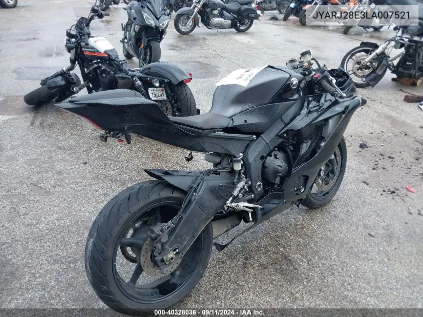 JYARJ28E3LA007521 2020 Yamaha Yzfr6