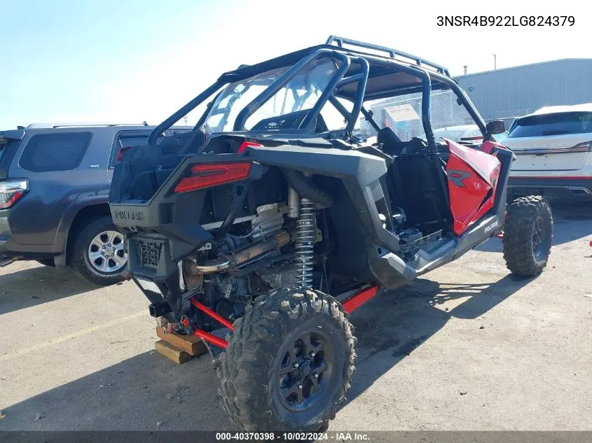 2020 Polaris Rzr Pro Xp 4 Premium VIN: 3NSR4B922LG824379 Lot: 40370398