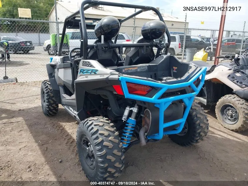 2020 Polaris Rzr S 1000 Premium VIN: 3NSASE997LH212917 Lot: 40374747