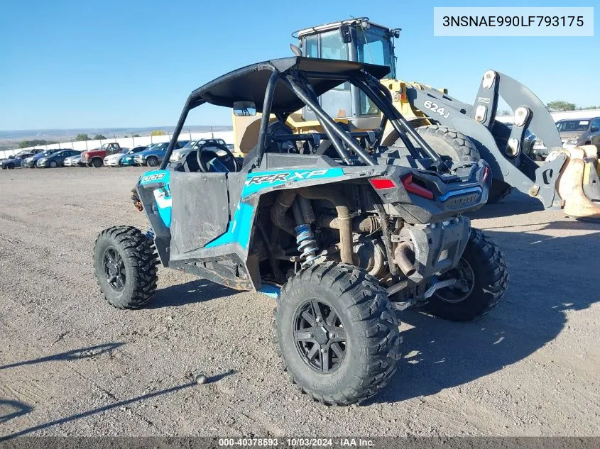 2020 Polaris Rzr Xp 1000 VIN: 3NSNAE990LF793175 Lot: 40378593