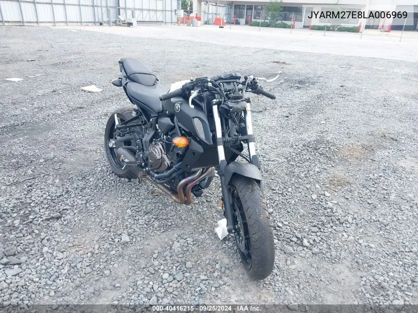 JYARM27E8LA006969 2020 Yamaha Mt07