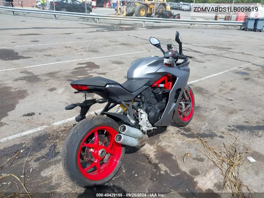 ZDMVABDS1LB009619 2020 Ducati Supersport