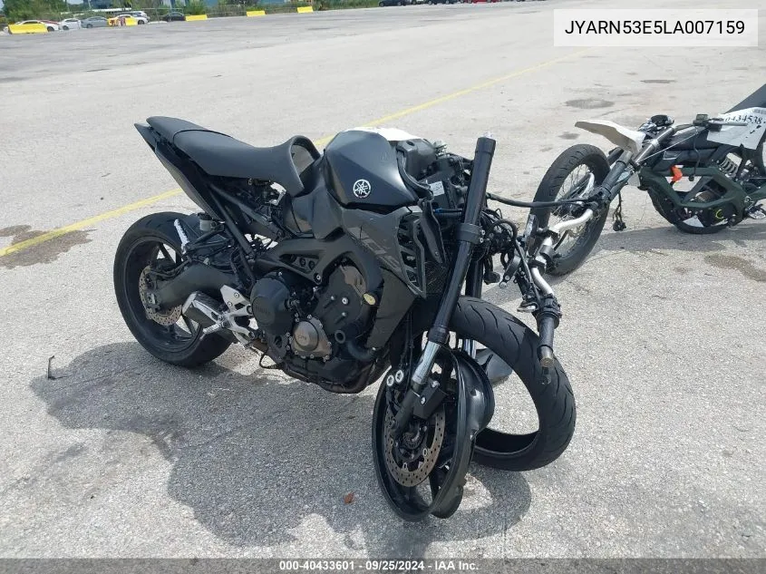 2020 Yamaha Mt09 VIN: JYARN53E5LA007159 Lot: 40433601