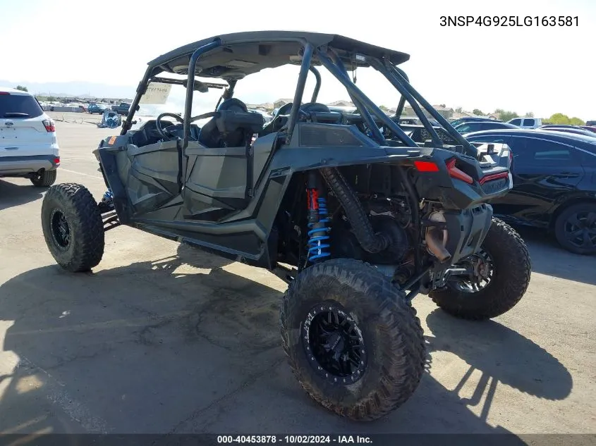 2020 Polaris Rzr Xp Turbo S VIN: 3NSP4G925LG163581 Lot: 40453878