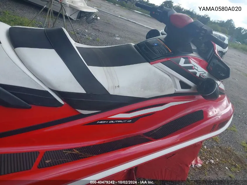 2020 Yamaha Other VIN: YAMA0580A020 Lot: 40479242