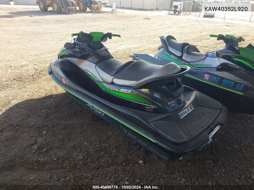 2020 Kawasaki Other VIN: KAW40352L920 Lot: 40499775