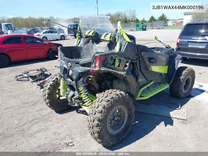 2021 Can-Am Maverick Sport X Mr 1000R VIN: 3JB1WAX44MK000196 Lot: 39299618