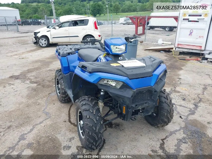 2021 Polaris Sportsman 570 Premium VIN: 4XASEZ570MA285732 Lot: 39331996