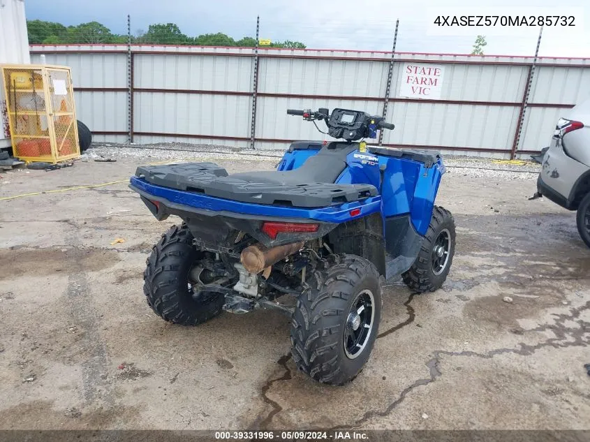 2021 Polaris Sportsman 570 Premium VIN: 4XASEZ570MA285732 Lot: 39331996