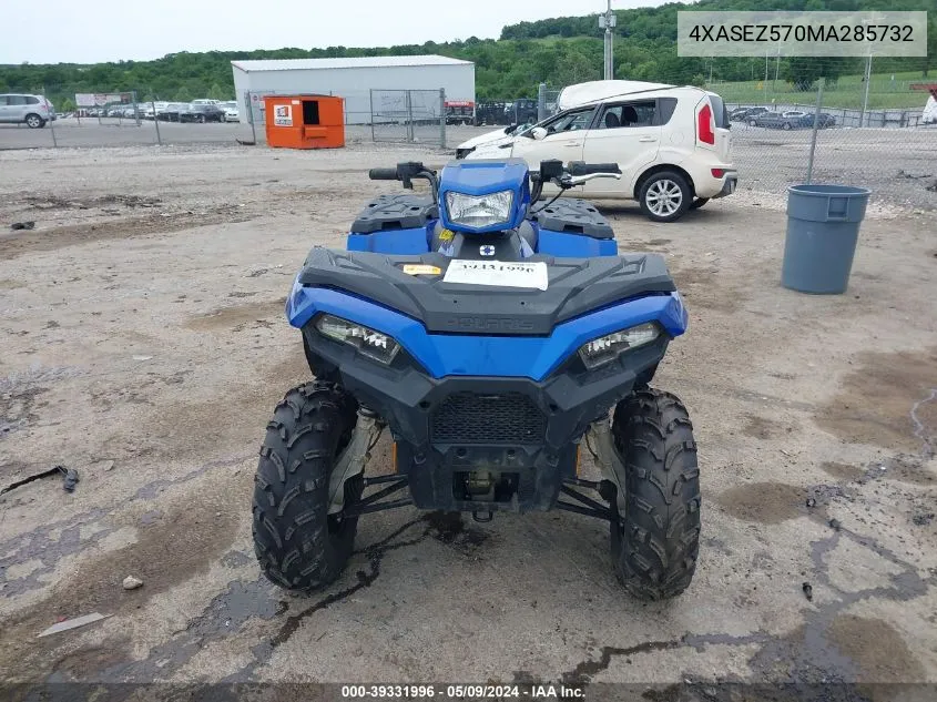 2021 Polaris Sportsman 570 Premium VIN: 4XASEZ570MA285732 Lot: 39331996