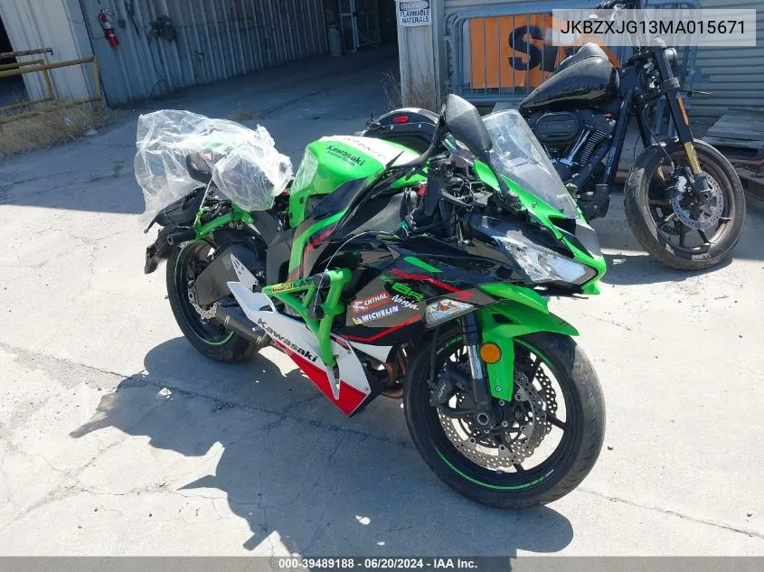 JKBZXJG13MA015671 2021 Kawasaki Zx636 K