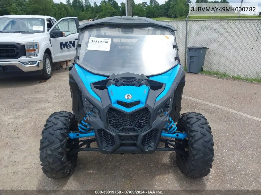 2021 Can-Am Maverick X3 Max Ds Turbo VIN: 3JBVMAY49MK000782 Lot: 39819750