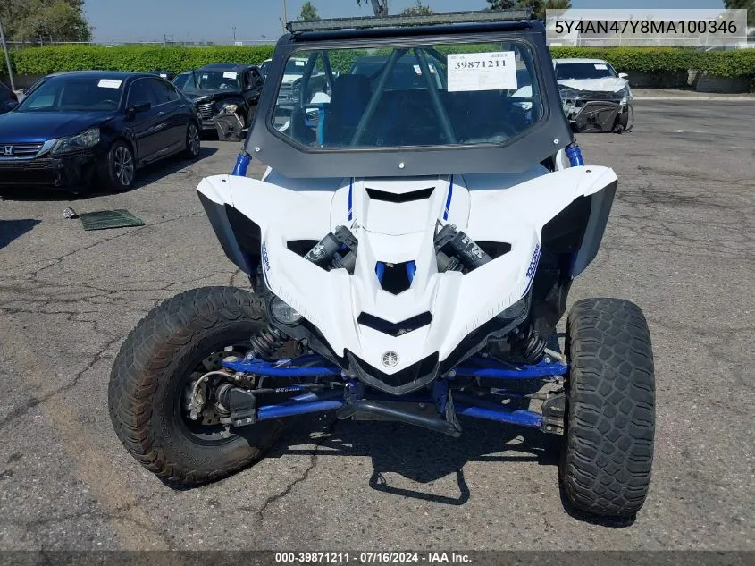 2021 Yamaha Yxz1000 VIN: 5Y4AN47Y8MA100346 Lot: 39871211